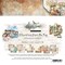 Alchemy of Art “Memories from the Trip” 8x8 Scrapbook Paper Pack | 12 Double-Sided Sheets | Travel-Inspired Vintage Designs
